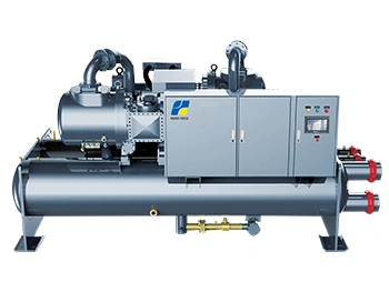 Enfriador de tornillo de película descendente